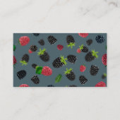 Carte De Visite Motif framboise 2 (Devant)