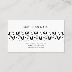 Carte De Visite Motif français de Bulldog