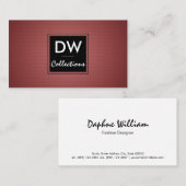 Carte De Visite Motif géométrique (Devant / Derrière)