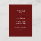 Carte De Visite Motif géométrique (Dos)