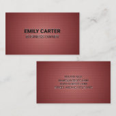 Carte De Visite Motif géométrique (Devant / Derrière)