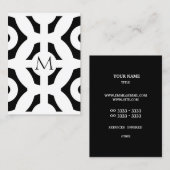 Carte De Visite Motif géométrique (Devant / Derrière)
