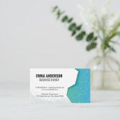 Carte De Visite Motif géométrique (Debout devant)