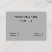 Carte De Visite Motif géométrique Abstrait du milieu du siècle (Dos)