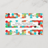 Carte De Visite Motif géométrique / Bandes (Dos)