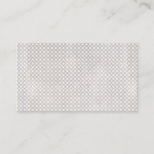 Carte De Visite Motif géométrique beige islamique