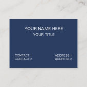 Carte De Visite Motif géométrique Carré (Dos)