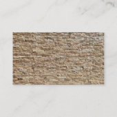 Carte De Visite Motif géométrique en pierre (Dos)