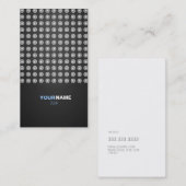 Carte De Visite Motif géométrique moderne (Devant / Derrière)