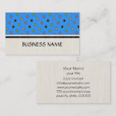 Carte De Visite Motif géométrique moderne étoile rétro 3 (Devant / Derrière)