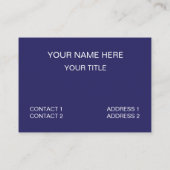 Carte De Visite Motif géométrique rose et blanc Chevron (Dos)