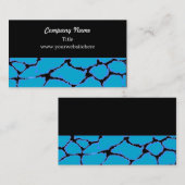 Carte de visite Motif Giraffe Fur (Devant / Derrière)