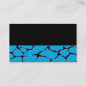 Carte de visite Motif Giraffe Fur (Dos)