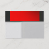 Carte de visite motif gris gris très tendance (Dos)