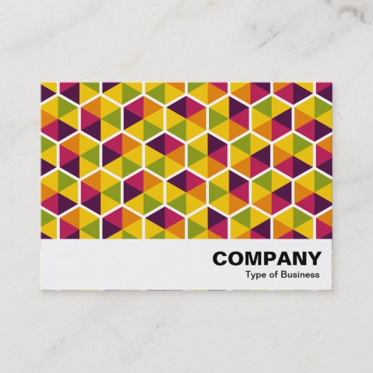 Carte De Visite Motif Hexagon 01 (Devant)