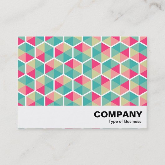Carte De Visite Motif Hexagon 02 (Devant)