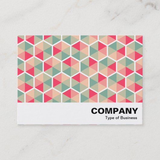Carte De Visite Motif Hexagon 04 (Devant)