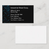 Carte De Visite Motif industriel moderne (Devant / Derrière)