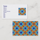 Carte de visite motif islamique (Devant / Derrière)