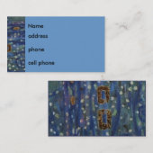 Carte De Visite Motif Klimt. (Devant / Derrière)