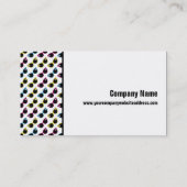 Carte De Visite Motif Lunettes de soleil de chat rétro (Dos)