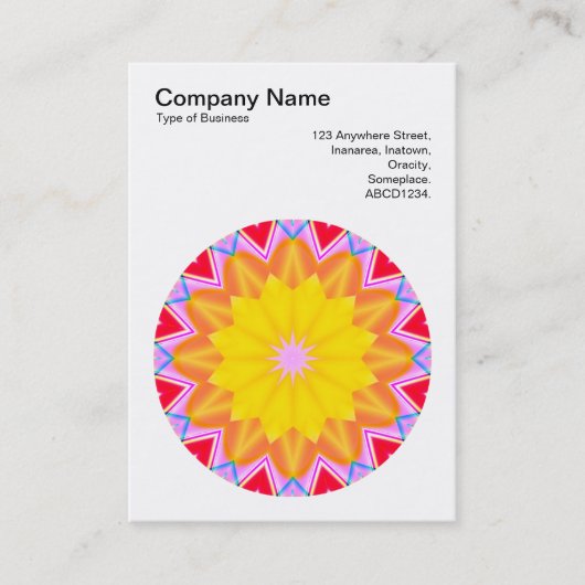 Carte De Visite Motif Mandala 02 (Devant)