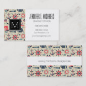 Carte De Visite Motif Marine Life (Devant / Derrière)