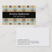 Carte De Visite Motif Marrakech (Devant / Derrière)