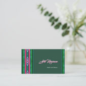 Carte De Visite Motif mexicain de Sarape (Debout devant)