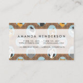 Carte De Visite Motif mignon de chats (Dos)