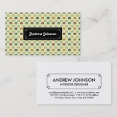 Carte De Visite Motif mignon de citrouilles de Halloween (Devant / Derrière)