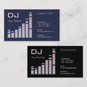 Carte De Visite Motif modèle géant égaliseur (Devant / Derrière)