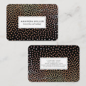 Carte De Visite Motif moderne à lunettes (Devant / Derrière)