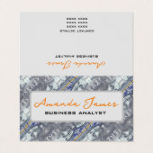 Carte De Visite Motif monétaire australien (Extérieur déplié)