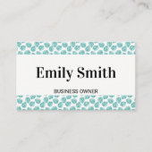 Carte De Visite Motif Monstera Leaf (Devant)