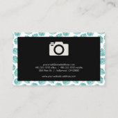 Carte De Visite Motif Monstera Leaf (Dos)