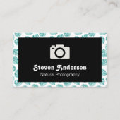 Carte De Visite Motif Monstera Leaf (Devant)