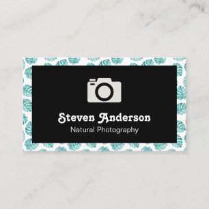 Carte De Visite Motif Monstera Leaf