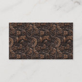 Carte de visite motif motif en cuir (Dos)