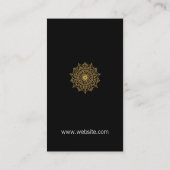 Carte De Visite Motif naturel sophistiqué (Dos)