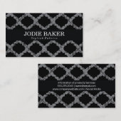 Carte De Visite Motif orange II | Chic (Devant / Derrière)