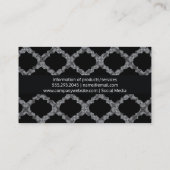 Carte De Visite Motif orange II | Chic (Dos)