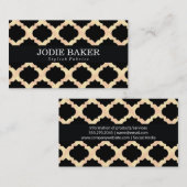 Carte De Visite Motif orange III | Chic (Devant / Derrière)