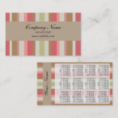 Carte De Visite Motif Paprika Stripes (Devant / Derrière)