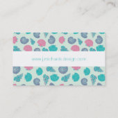 Carte De Visite Motif Pastel Seashell 1 (Dos)