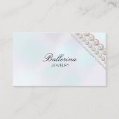 Carte de visite Motif Pearl moderne (Devant)