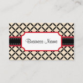 Carte de visite Motif personnalisé (Devant)
