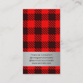 Carte De Visite Motif planifié | Analyse QR | (Dos)