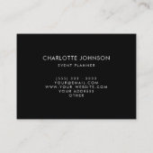 Carte De Visite Motif professionnel de marbre d'organisateur (Dos)