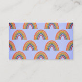 Carte de visite Motif Rainbow (Dos)
